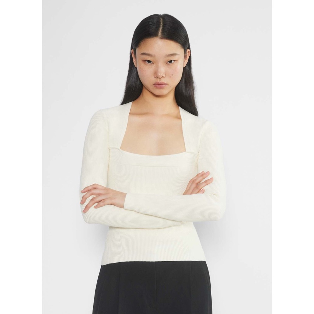 Babaton Grid longsleeve 2xs off white